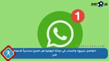 «تواصل سريع» واتساب في حياتنا اليومية هل أصبح أساسياً للأعمال الآن